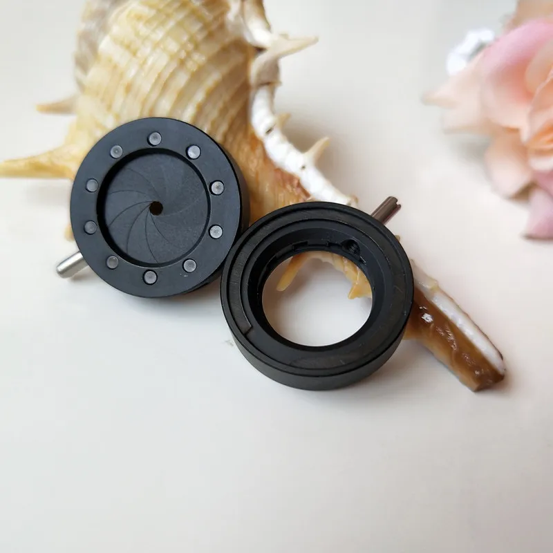 

20pcs 1-12mm Amplifying Diameter Metal Zoom Optical Iris Diaphragm Aperture Condenser for Digital Camera Microscope Adapter