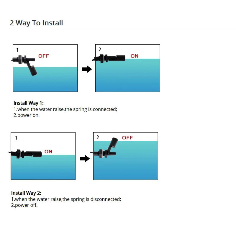 Бесплатная доставка 5 шт. ZPC7 100 в 220 В датчик уровня жидкости с боковым креплением