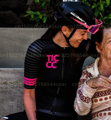 Новинка 2019 Ticcc Team короткий рукав легкие майки для велоспорта женские летние