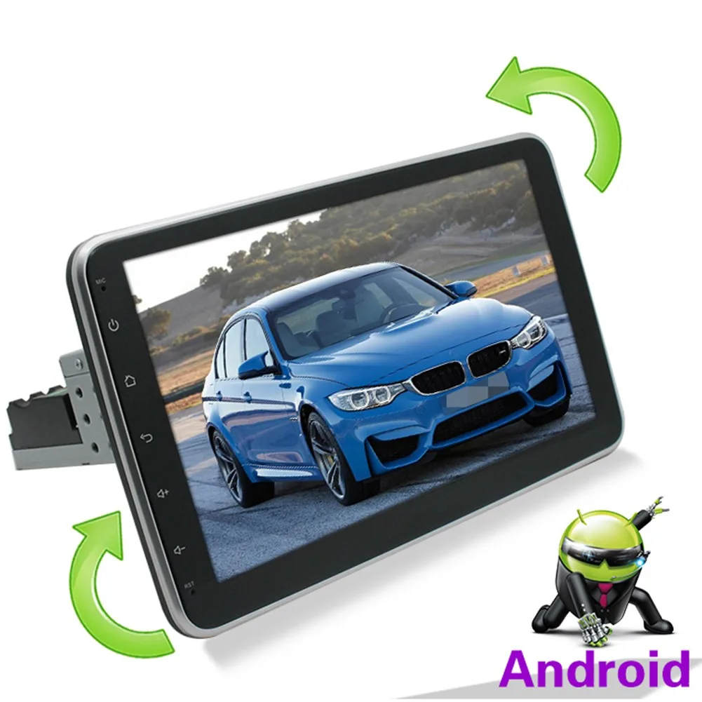 Автомобильный мультимедийный проигрыватель с сенсорным экраном 10 1 дюйма GPS Wi-Fi