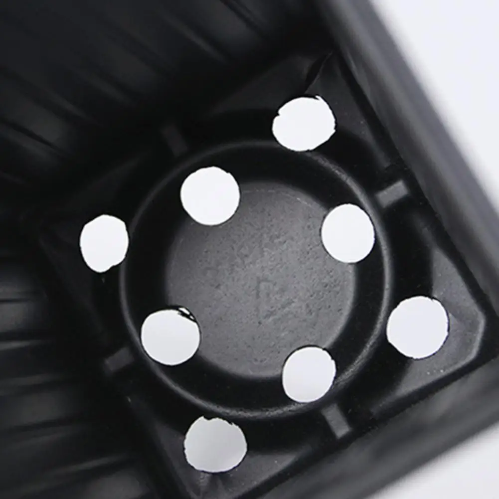 Коробка для выращивания черные легко собираемые пластиковые небольшие горшки