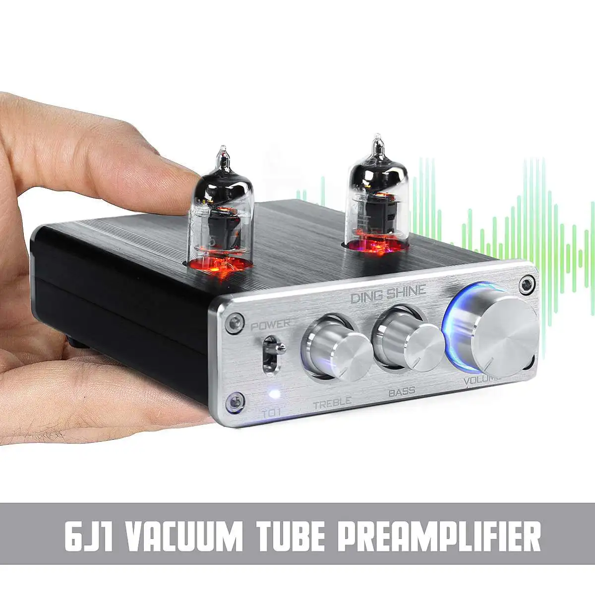 Трубчатый Предварительный усилитель HiFi 6J1 стерео трубчатый цифровое аудио