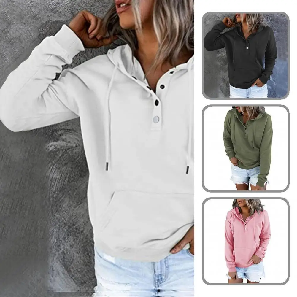 

Skin-friendly 4 Colors Ladies Fitting Drawstring Hoodie for Leisure
