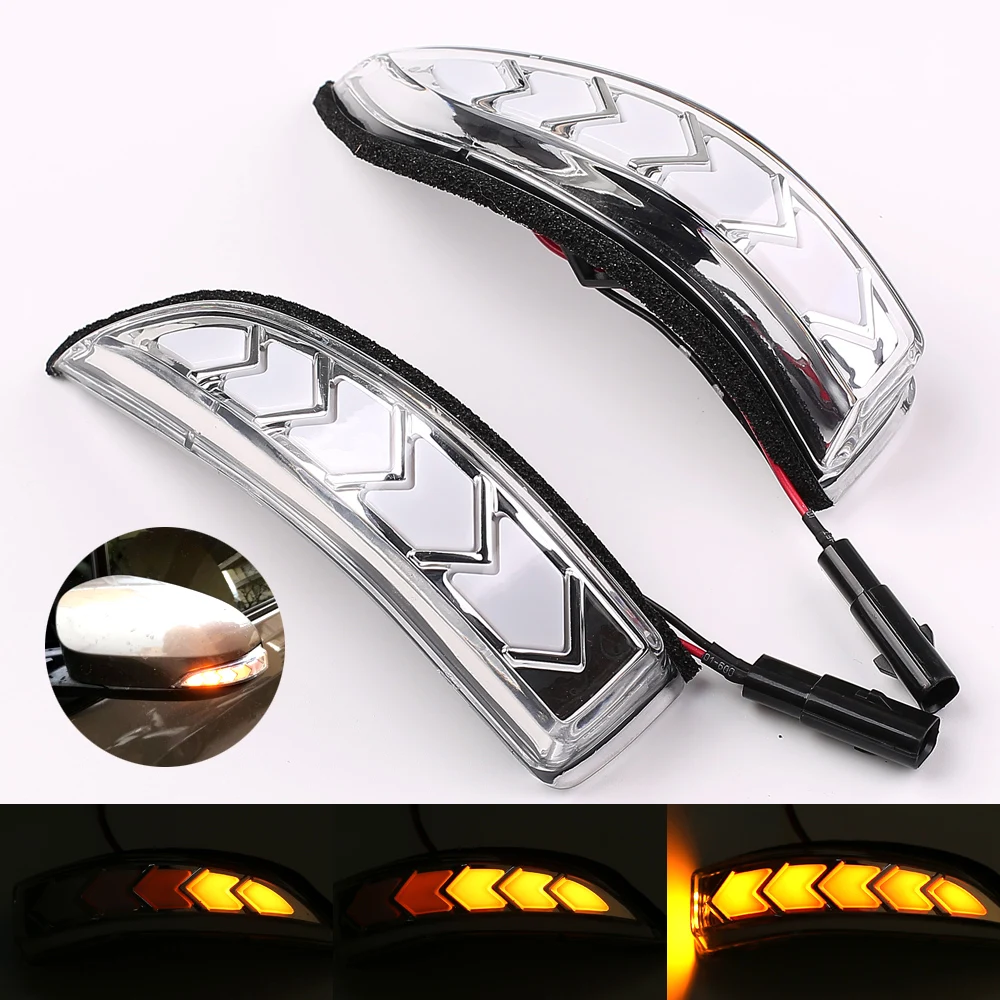

LED DRL Flowing Side Rear-view Mirror Dynamic Turn Signal Light Lamp For Toyota Vios Altis Yaris Corolla Camry Accessories