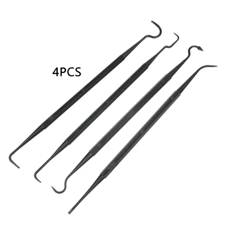 New 4 PCS Set Hunting Rifle Cleaning Nylon Pick Double Side Brush Cleaner Kit Accessories With 2 Screws Gun. | Спорт и развлечения