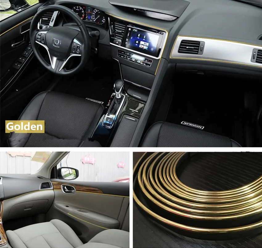 5 м украшение для стайлинга автомобиля наклейка на машину с нитью Peugeot 307 206 308 407 207