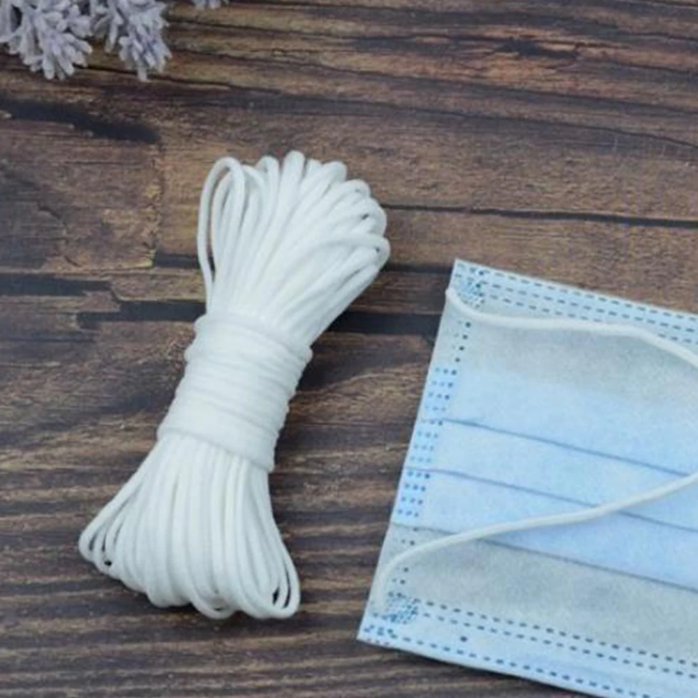 Из мягкого нейлона и шифона со вставками в полоску шнур 500/300/100/10 мм белая