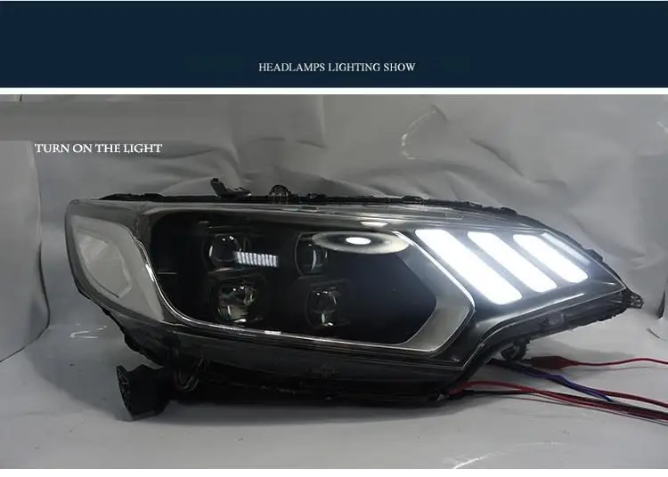 Указатель поворота, Стайлинг, Automovil, Drl, Led Assessoires, дневные ходовые огни, передние противотуманные фары, автомобильные фары в сборе, 18 для Honda Fit