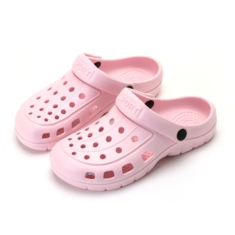 

2020 Sandals Beach Shoes Men and Women Couple's Porous Shoes Summer Slippers Men's Comfortable Breathable Dual-Use Women Shoes