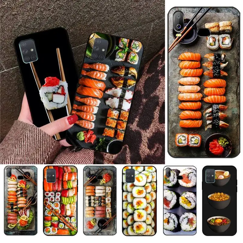 HPCHCJHM чехол для телефона с изображением японской кухни Суши Samsung A10 A20 A30 A40 A50 A70 A71 A51