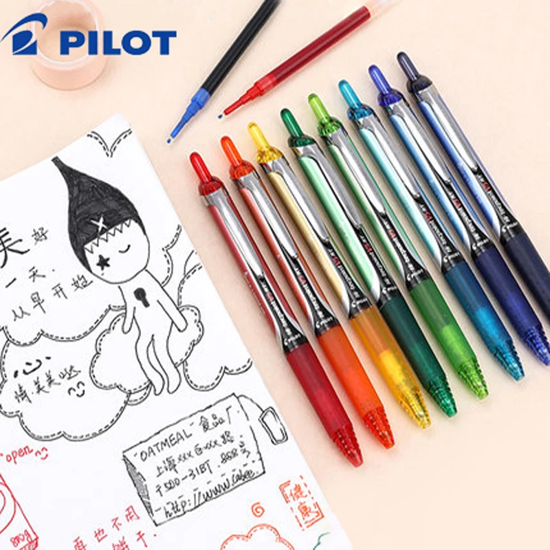 1 шт Япония Pilot BXRT V5 RT Hi Tecpoint Ручка роллер 0 5 мм 4 вида цветов Канцтовары письменные