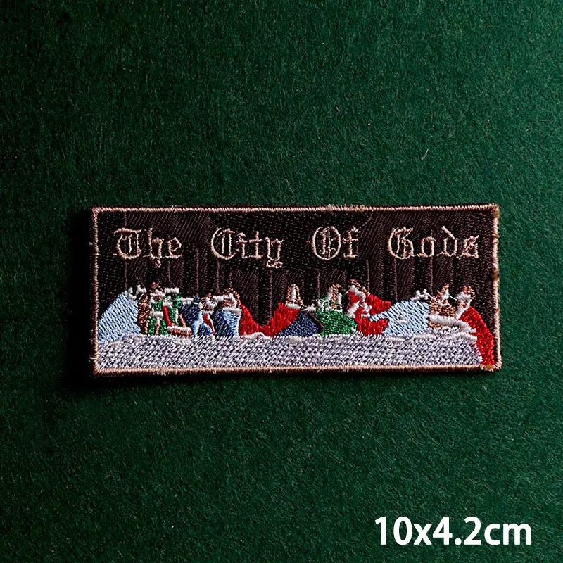 Термоклейкие нашивки с надписью Ван Гога на одежду в египетском стиле