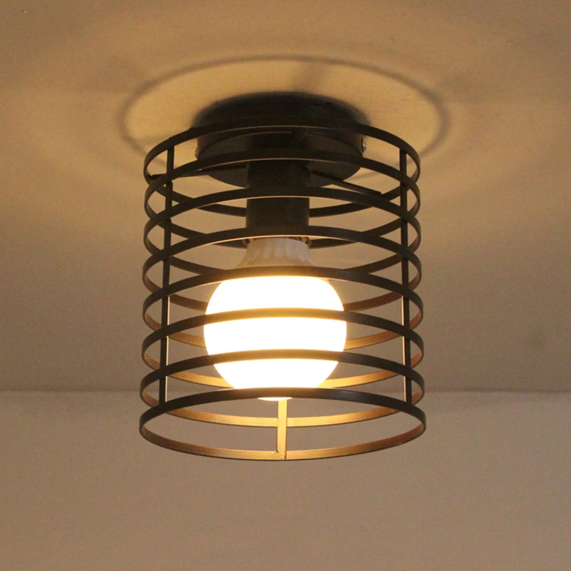 Винтажная подвесная железная люстра подвессветильник ильник для прихожей