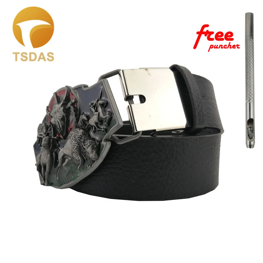 

Винтажная металлическая пряжка для ремня в западном стиле, аксессуары для одежды, пряжка для ремня, классический подарок, съемный ремень