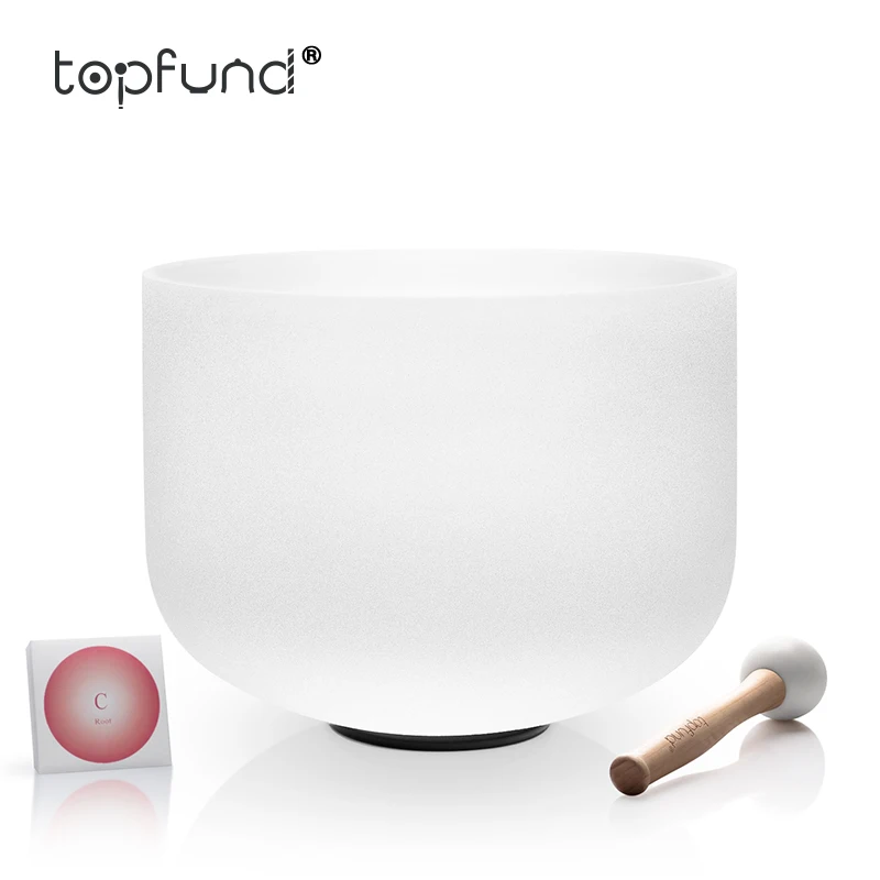 Чакра с матовым кварцевым кристаллом 12 дюймов|chakra singing bowls|chakra crystal bowlschakra bowls |