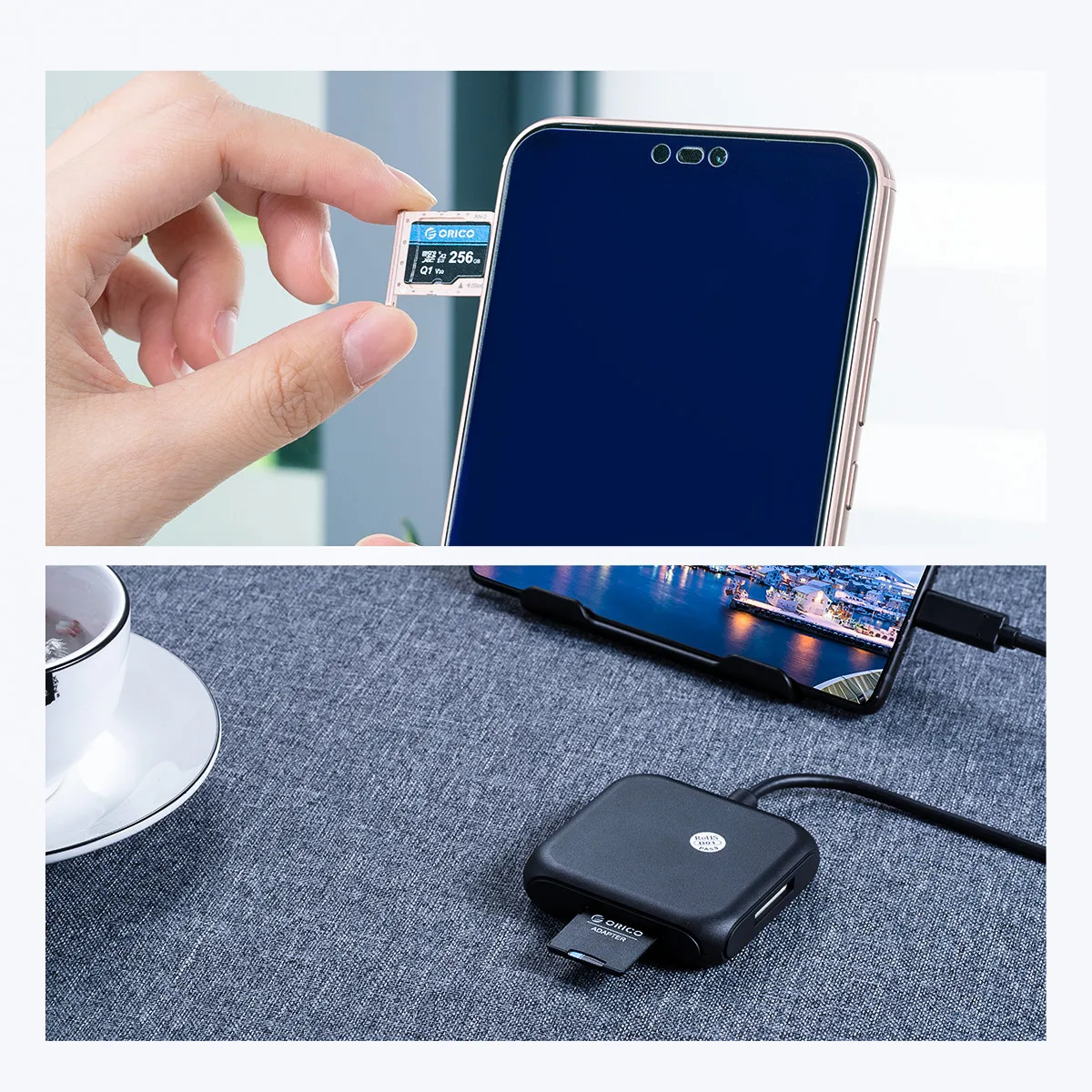 ORICO Micro sd карта, карта памяти Micro sd 256 ГБ 128 Гб 64 Гб оперативной памяти, 32 Гб встроенной памяти, 80 МБ/с. Мини TF Micro sd карты Class10 флеш-карты памяти tf-карты до 32 Гб
