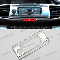 car central console cd player panel control switch trims for honda accord 2013 2014 2015 2016 2017 9 9th gen sport accessories