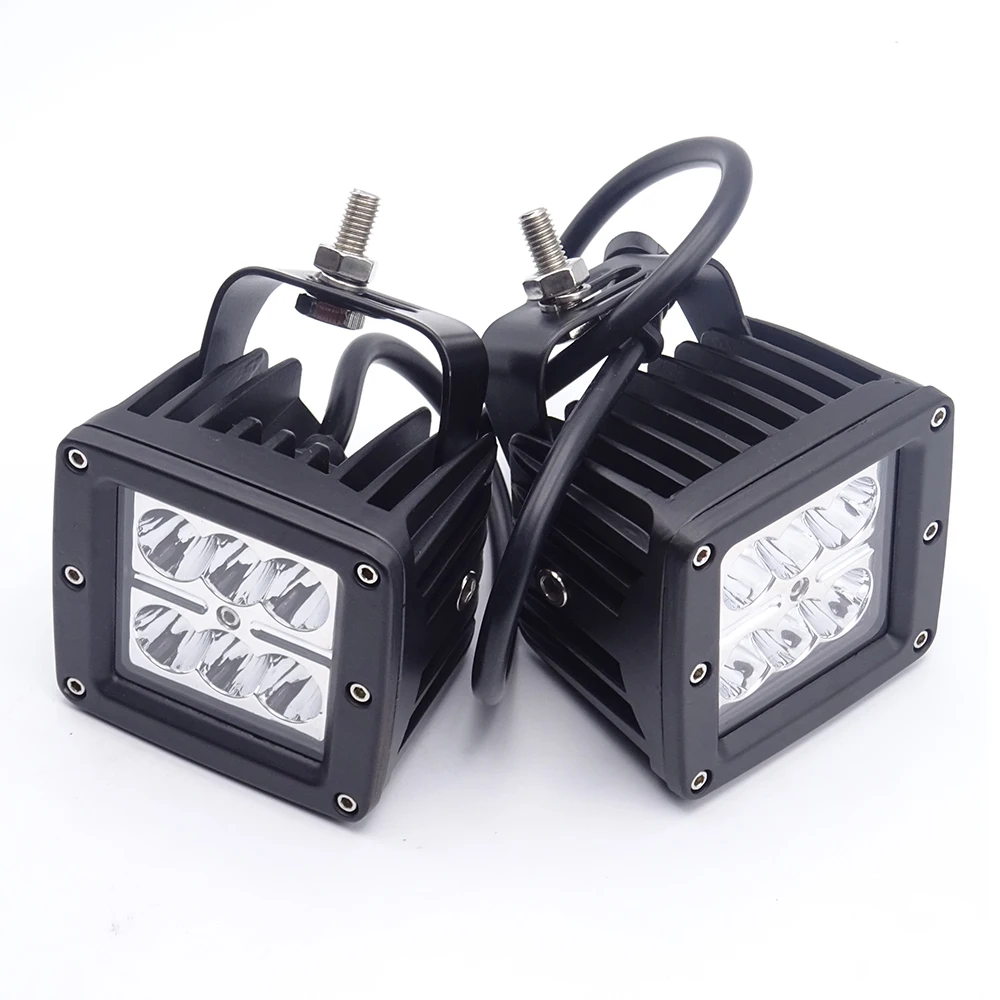 Монтажные кронштейны A-pillar с светодиодный мазями 18 Вт светодиодные точечные