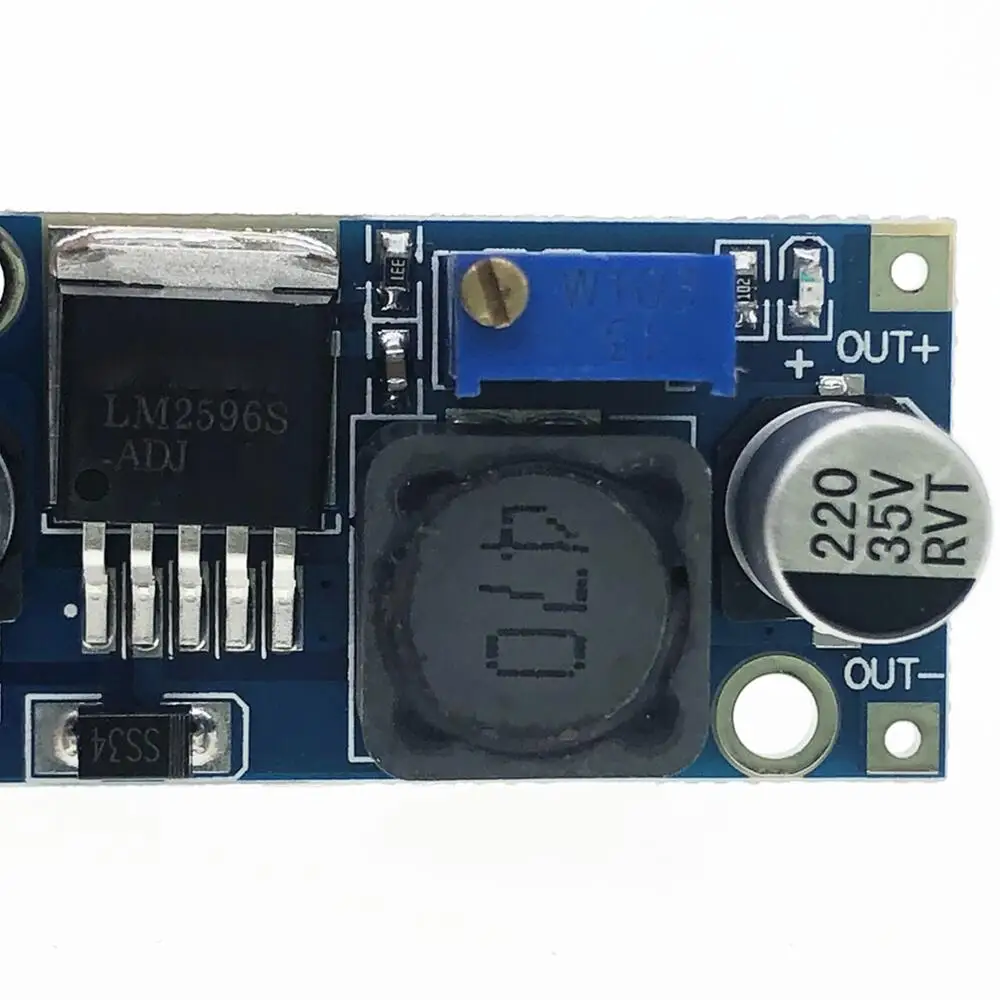 1 шт. LM2596 LM2596S DC Регулируемый понижающий Питание Модуль Напряжение регулятор