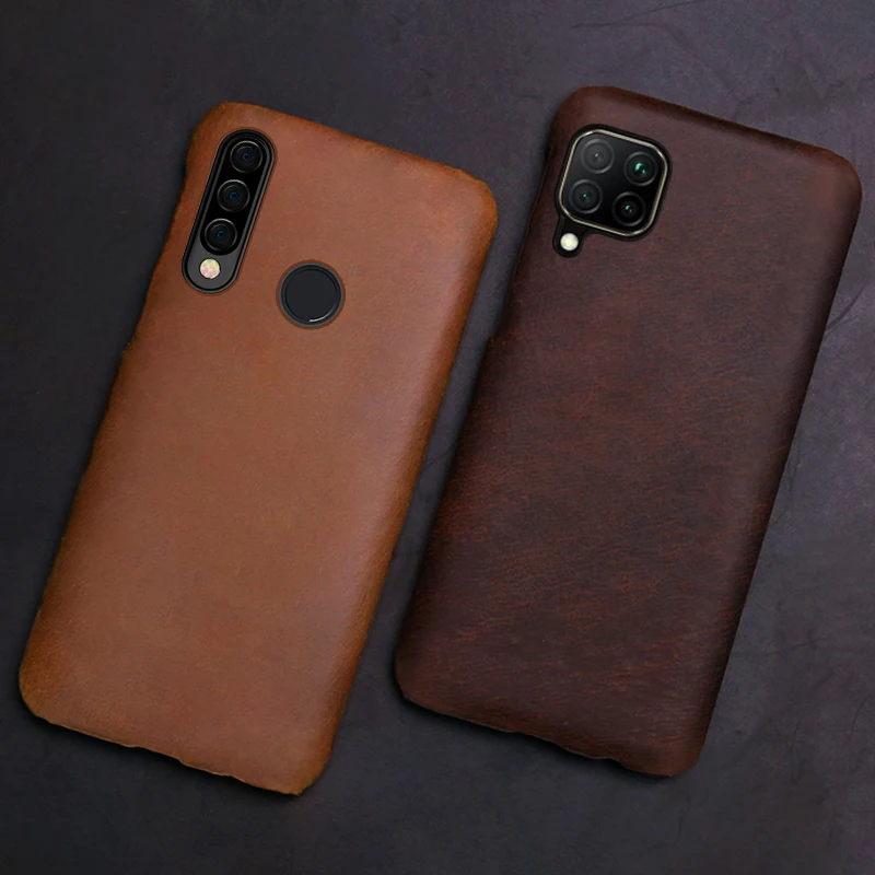 Кожаный чехол для телефона Huawei Mate 40 30 20 20X 10 P20 P30 Lite P40 Pro Plus P Smatr Nova 5T Y6 2018 Y9 2019 Crazy
