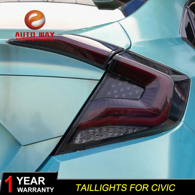 Задний фонарь для стайлинга автомобиля чехол Honda Civic s 2016 2019 задний задсветильник