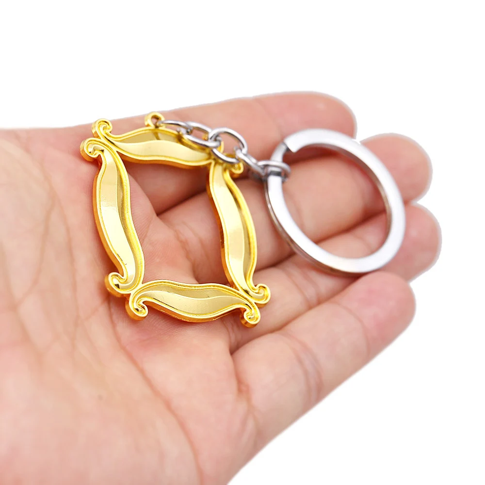 2019 Американский ТВ друзья Key Chain Кулон фоторамка ожерелье брелок кольцо для