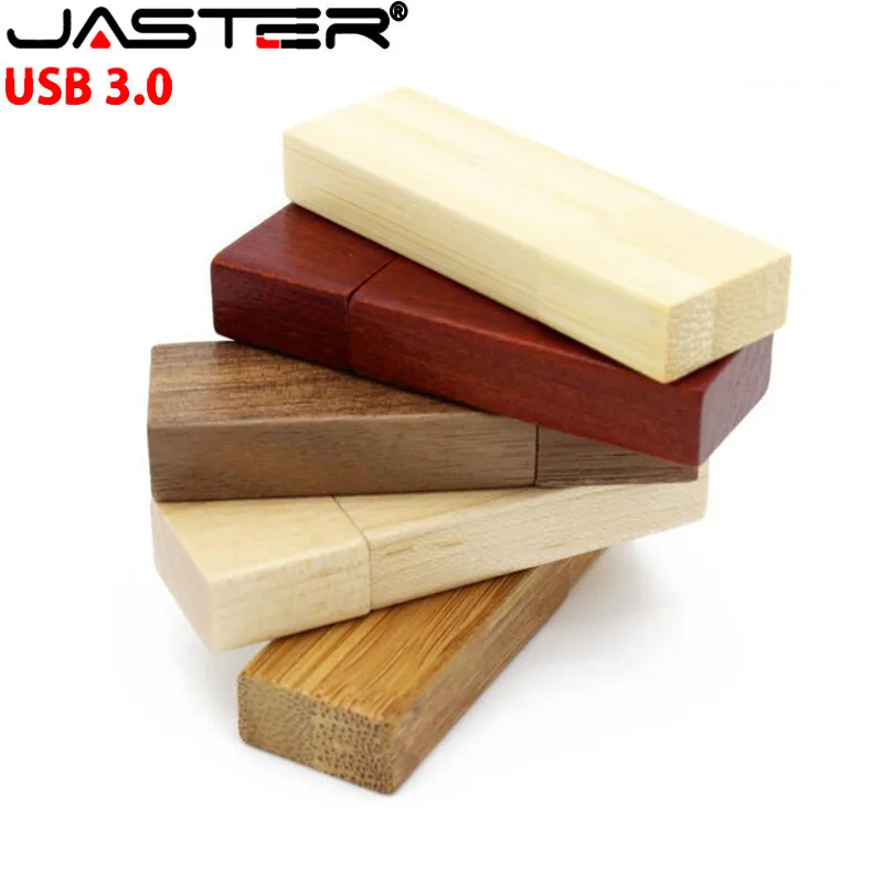 USB-флеш-накопитель JASTER деревянный высокоскоростной с логотипом на заказ 4/8/16/32/64