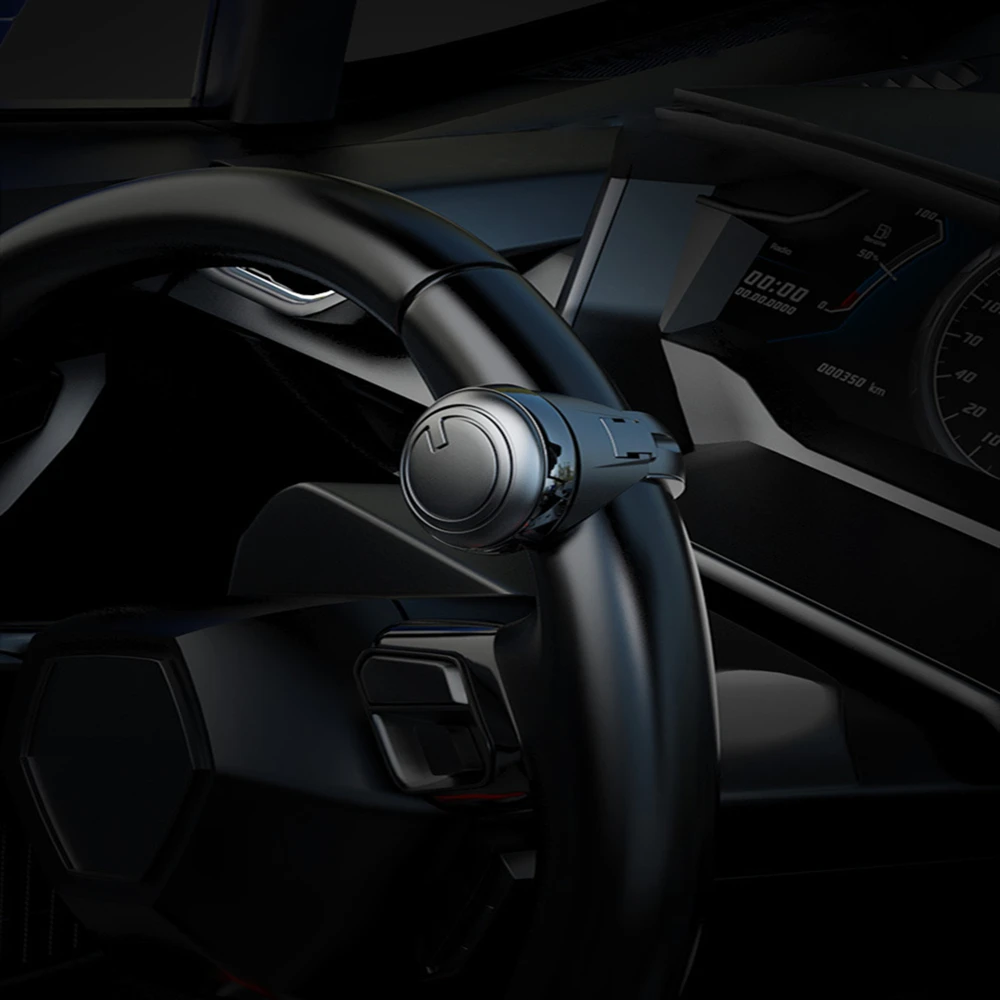 

Steering Wheel Car Accessories Hand Control 360 Degree Rotation Universal Fit Turning Helper Metal Bearing Spinner Knob Dropship