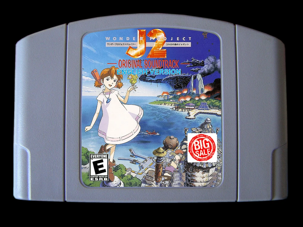 64-битная игра ** Wonder Project J2 (версия для США! Перевод на английский!) | Электроника