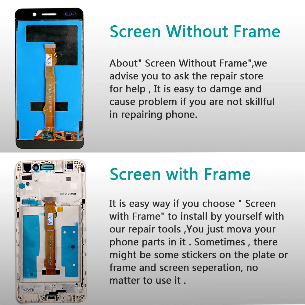 Huawei Y6II Y6 II 5 дюймов ЖК дисплей CAM L23 L03 L21 AL00 сенсорный экран дигитайзер для сборки