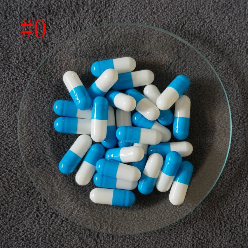 

0# 1000pcs 0 Size High Quality Contaiers Hard Gelatin Empty Capsules , DIY Hollow Gelatin Capsules ,Joined or Separated Capsules