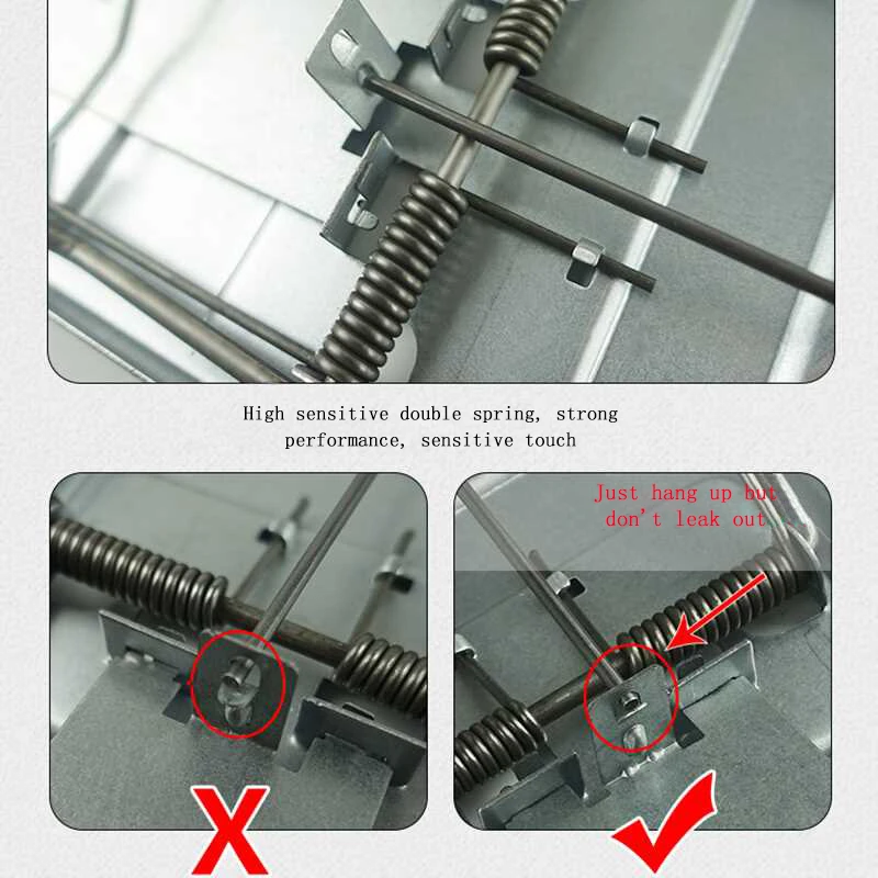 

Efficient Strong Automatic Mouse Clip Reusable Mouse Trap Rat Killer Control Trap Mice Pest Catching Mousetrap Pest Reject