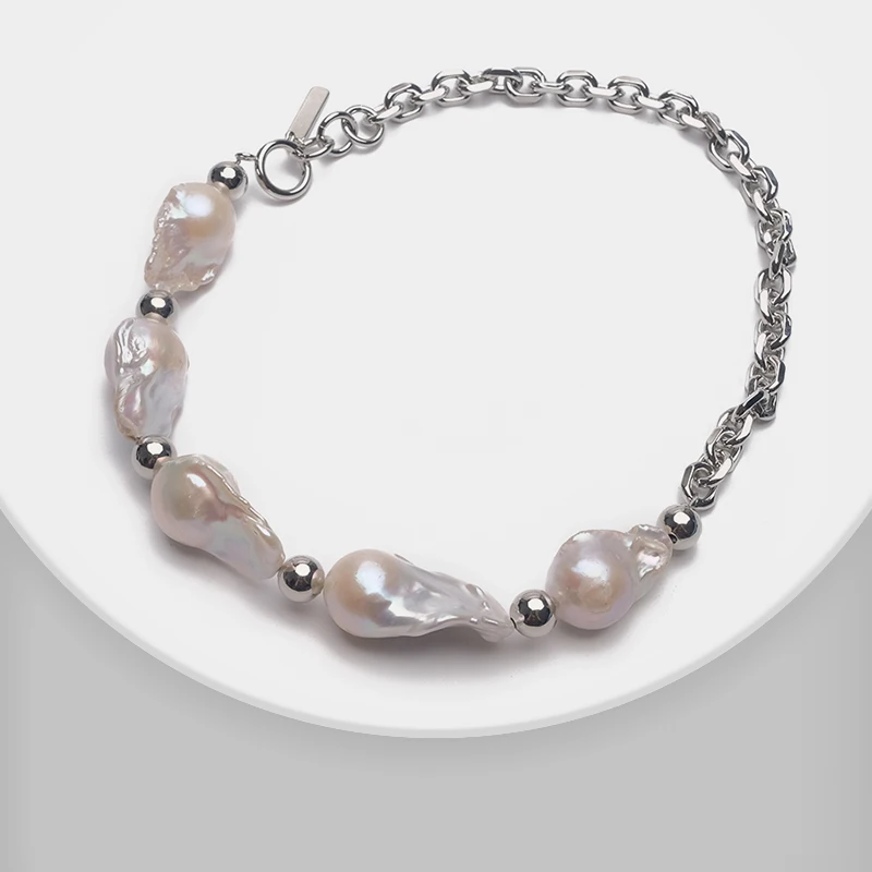 Amorita Fashion irregular pearl necklace