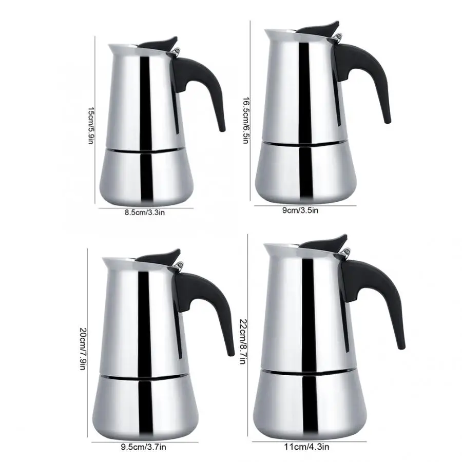 Кофейник из нержавеющей стали аппарат для приготовления мокко эспрессо