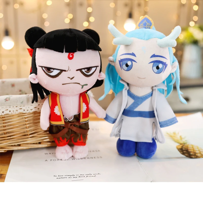 Популярная фигурка аниме 20 см мифы и легенды Nezha Aobing Новая пленка плюшевая