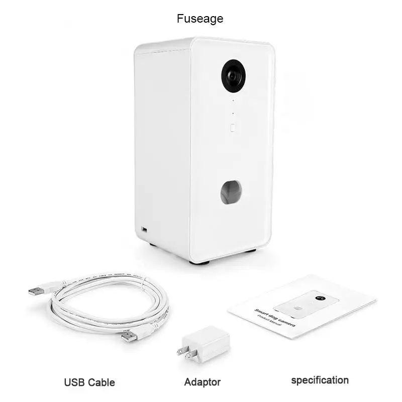 

Dog Smart Treat Dispenser Pet Automatic Feeder Supplies 2-Way Audio Night Camera Compatible Doggy Puppy Cat Fooder Accessories