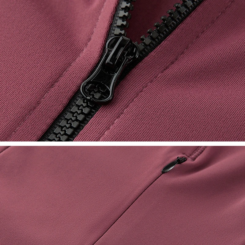 Women Yoga Shirt Sportswear Longsleeve Jacket Zip Sports Top Winter Warm Fitness Coats Workout Gym Clothing Yoga Top Female