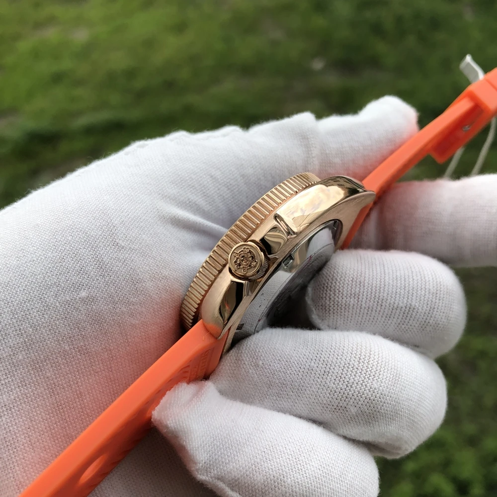 Часы STEELDIVE 1970S CuSn8 Оловянное керамическое кольцо бронза 200 м часы для дайвинга с