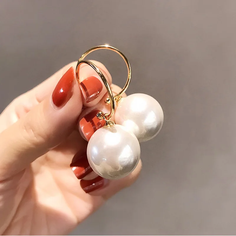 Винтажные серьги капли с жемчугом ювелирные изделия 2020 длинные подарок для друга