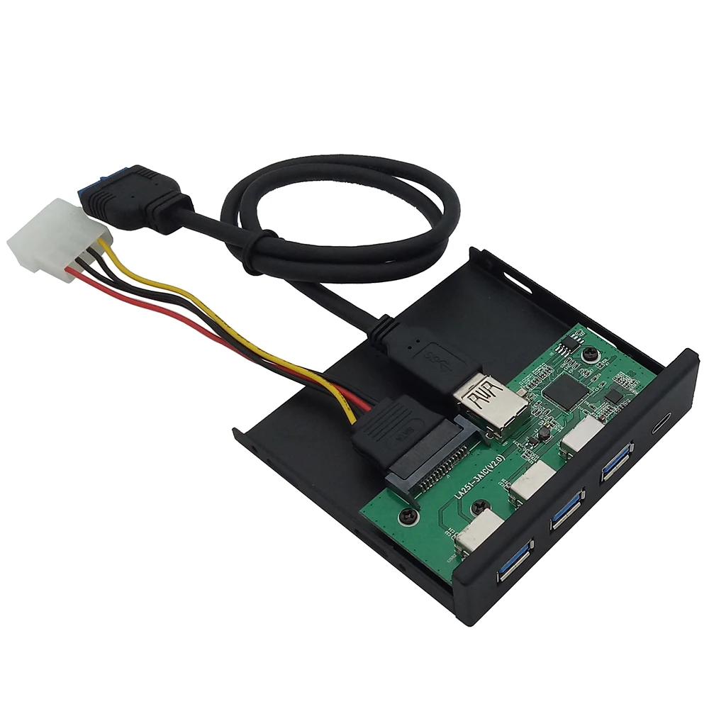 Кардридер 33S50-RTK USB Type-C двойной USB-концентратор передняя панель ПК с кабелем