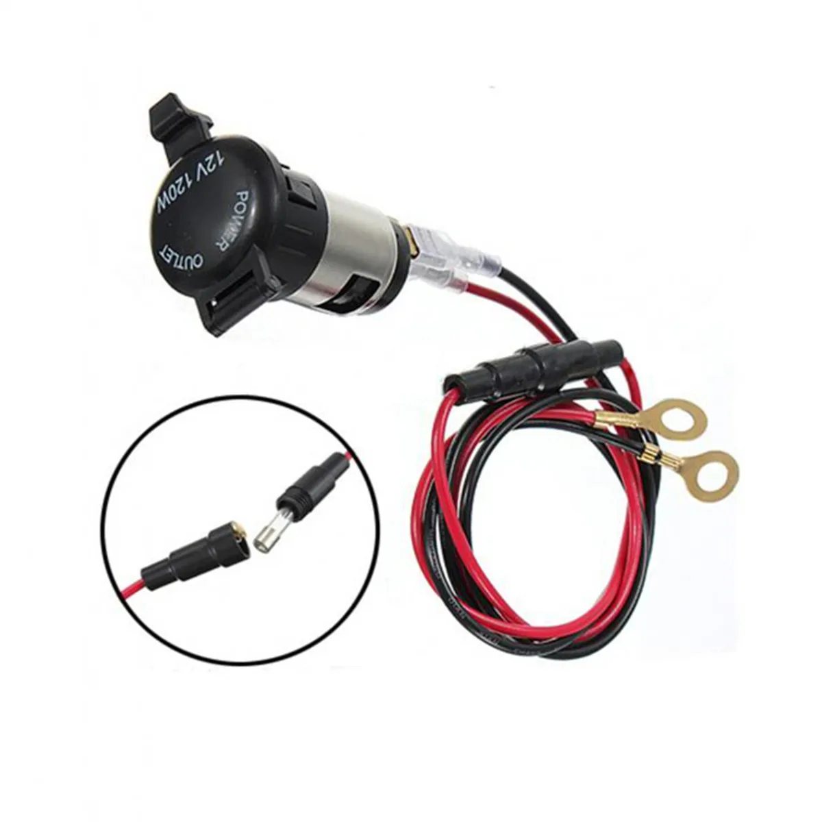2020 Новый 120 Вт 12 в водонепроницаемый разъем для прикуривателя розетка запчасти