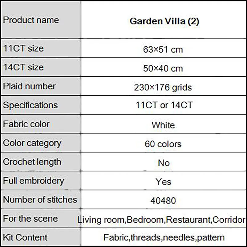 Joy Sunday яркий Набор для вышивки крестиком 14 шт. | Дом и сад