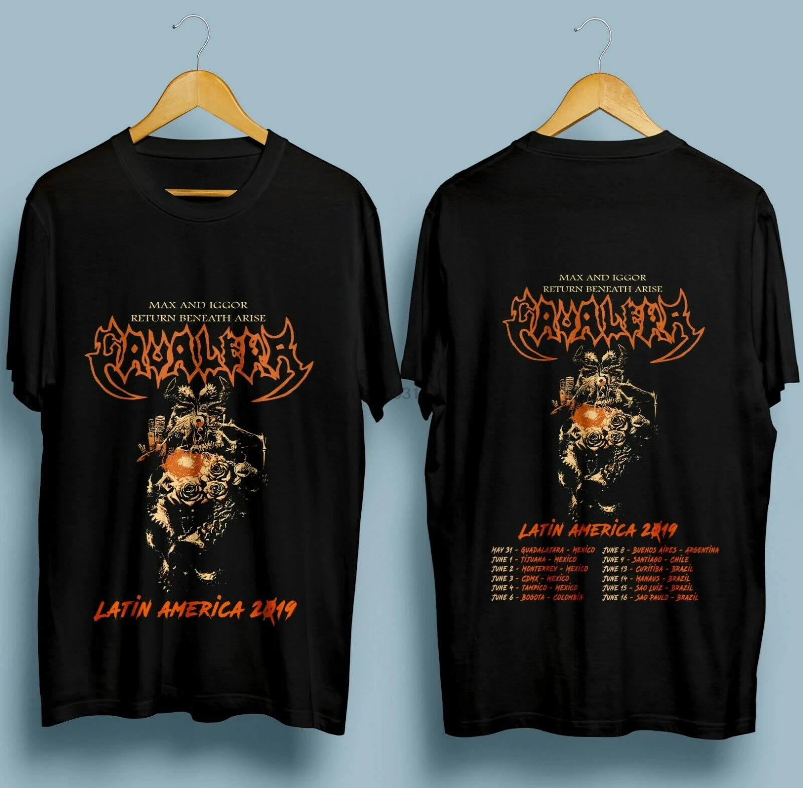 Кавалера заговор Латинская Америка черный цирт Размеры S-3Xl 2 боковых | Мужская