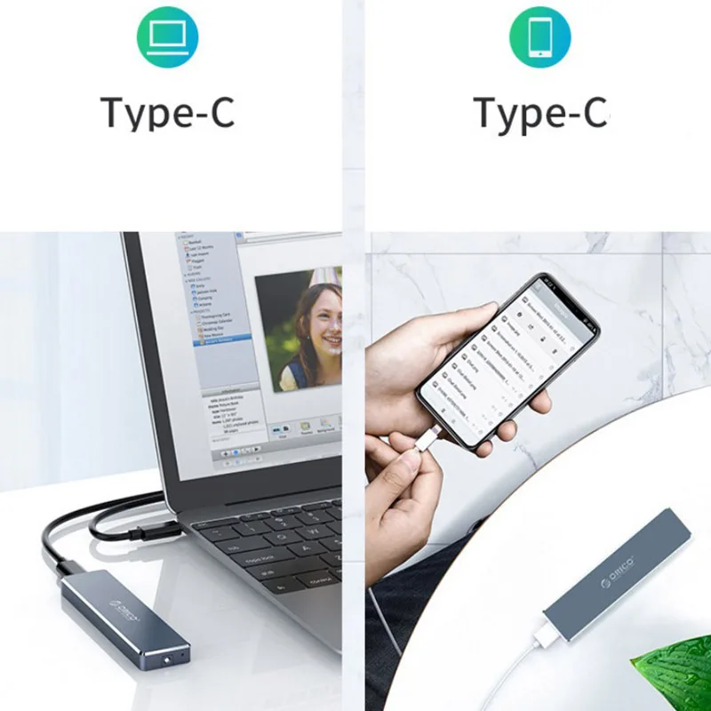 Чехол NVME M.2 для SSD-накопителя поддерживает протокол ускорения UASP и инструкции по