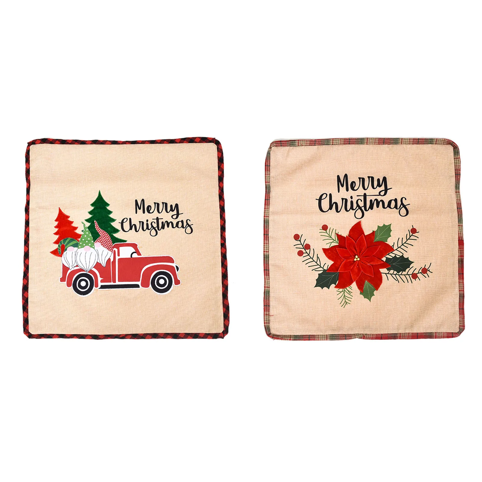 

Christmas Cartoon Pillow Covers Car Throw Pillow Cover Decorative Outdoor Linen Fabric Pillow Case For Couch Bed Car Calm