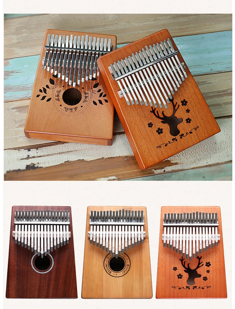 17 клавиш Kalimba Sanza «пианино для больших пальцев» Африканский палисандр цельная доска палец сумка для фортепиано Cega клавиатура Marimba деревянный музыкальный инструмент