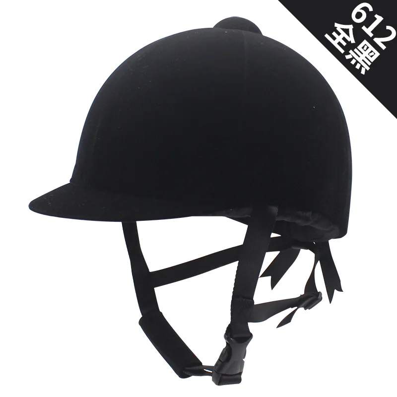 

High Quality Equestrian Helmet Unisex Classic Velvet Horse Riding Helmet Horse Equipment Cycling Helmet Protection Caps 52-62