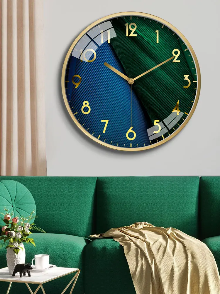 

Classic Silent Round Wall Clock Fashion Modern Nordic Simple Wall Clock European Design Reloj De Pared Home Decoration BD50WC