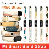 new strap for xiaomi mi smart band 6 5 morandi watch band bracelet for xiaomi mi band 6 54 3 sport wristband silicone original