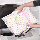 Сумка для стирки нижнего белья, нейлоновая Сетчатая Сумка из полиэстера для стирки в стиральной машине, специальная Сетчатая Сумка для носков, одежды, бюстгальтеров, сумки 30x40 см